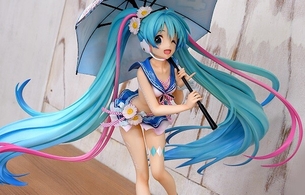 初音ミク『レーシングミク 2019タイVer. [AQ]』セーラー水着のえっちな衣装のエロフィギュア
