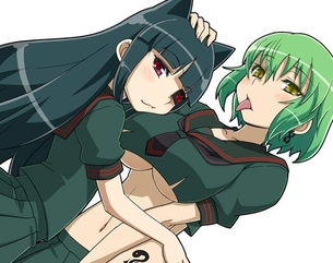 快楽に堕ちそうになってるアヘ顔の未来抜けるエロ画像！【閃乱カグラ】