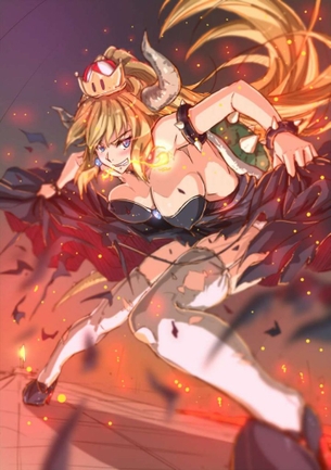 【スーパーマリオ】クッパ姫の激しいエロでハメハメな二次エロ画像まとめ