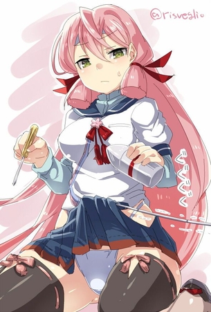 パンチラでしこれる二次画像ください！