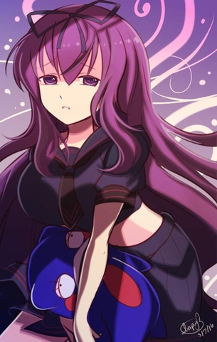 紫のオナニー姿を想像するだけでめっちゃ抜けるエロ画像【閃乱カグラ】