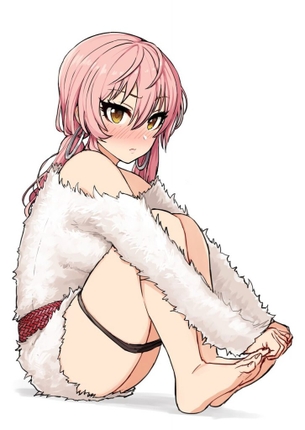 ピンク髪の二次エロ画像でいい夢みましょ♪