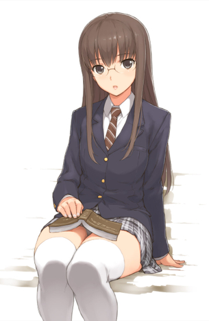 【二次】チンコ挟まれただけで即射してしまいそうな“美脚太もも少女”のエロ画像