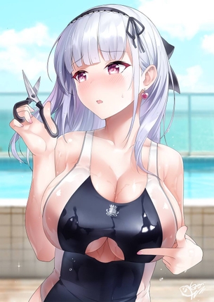 【二次エロ】アズールレーンの下乳ロイヤルメイド、ダイドーの画像まとめ！No.03【20枚】