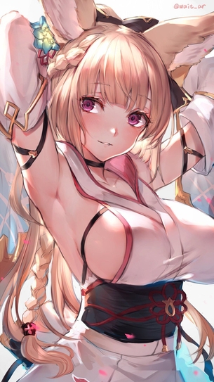 【脇】きれいなワキが見えてる女の子画像くれ その5