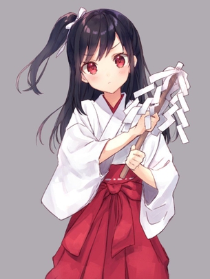 【巫女】清楚な巫女服姿の女の子の画像ください その4