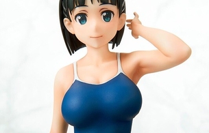 『ソードアート・オンライン』桐ヶ谷直葉のすごいムチムチの体のスク水姿のエロフィギュア！