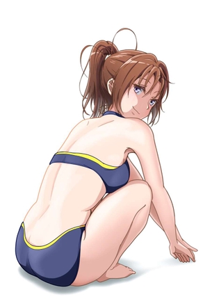 中川夏紀の悩殺必死のセクシーポーズのエロ画像！【響け！ユーフォニアム】