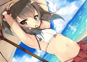 【水着】「ひあぁあ♡イキましゅ♡イってぇしまいましゅうぅー♡」エッチなご奉仕画像