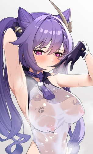 「拭くの手伝ってよね #」濡れた衣服で色々透けたまま距離詰めてくる女の子たち♪