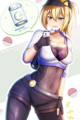 女トレーナーのおっぱいを好き放題ヤリ放題な二次エロ画像【ポケットモンスター】