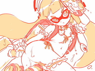 【スプラトゥーン】イカちゃんのエッチでがっつり抜けるエロ画像