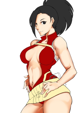 【エロ画像】僕のヒーローアカデミア 八百万百と漫画みたいなHがしたくなる抜きヌキ二次エロ画像
