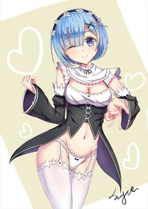 レムのおっぱいを好き放題ヤリ放題な二次エロ画像【Re:ゼロから始める異世界生活】