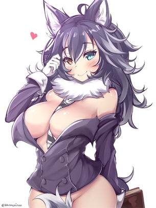 【エロ画像】可愛いタイリクオオカミの画像を集めてみたが、エロすぎだろ・・・(けものフレンズ)