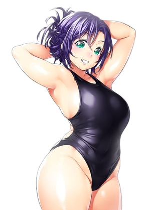 【競泳水着】着てるだけでエッチなボディーラインが出ちゃう競泳水着の美少女画像くれ その24