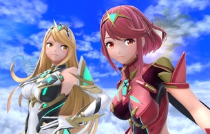 『大乱闘スマッシュブラザーズSPECIAL』に『ゼノブレ2』のエロおっぱいホムラとヒカリ参戦