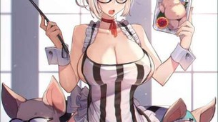 裸エプロンの二次エロ画像で！