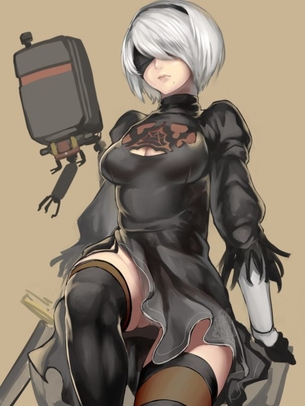 【NieR Automata】ヨルハ二号B型のかっこいい・かわいい二次エロ画像