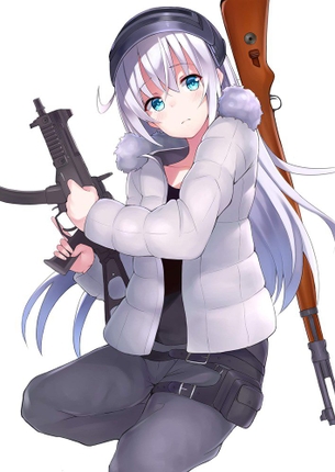 銀髪の二次エロ画像くだしあ。