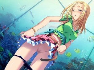 青姦の虹エロ画像