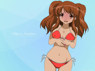 【エロ画像】涼宮ハルヒの憂鬱のエロコスプレの参考にしたくなる朝比奈みくるのキャラクター画像