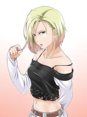 【ドラゴンボール】人造人間18号の可愛い絵炉画像まとめ