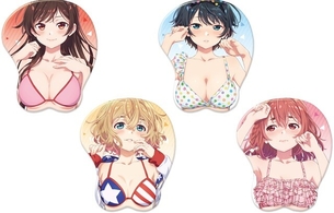 『彼女、お借りします』女の子たちのえっちなムチムチおっぱいのエロマウスパッド！