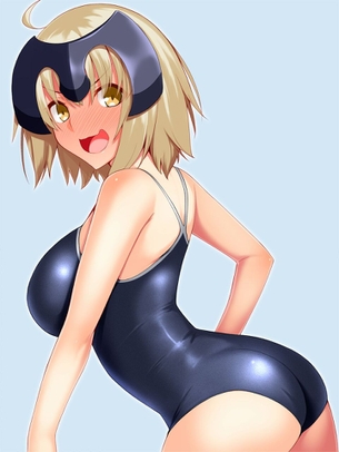 【スク水】眩しい太陽がよく似合うスク水少女の画像くれ その2