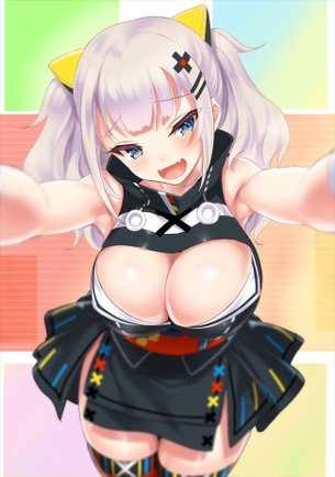 【バーチャルyoutuber】輝夜月の壁紙(PC・スマホ)にできそうな高画質なエロ画像