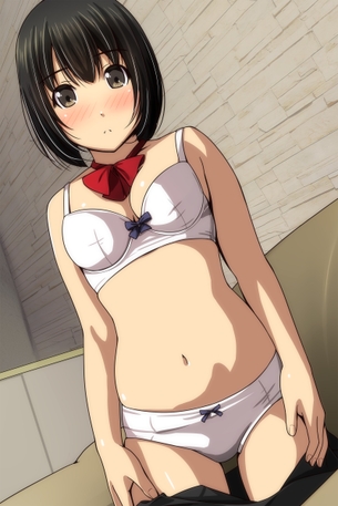 【2次】黒髪美人な女の子のエロ画像その11