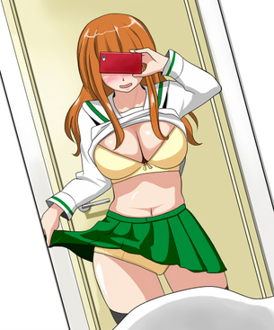 【ガールズ&パンツァー】武部沙織のかっこいい・かわいい二次エロ画像