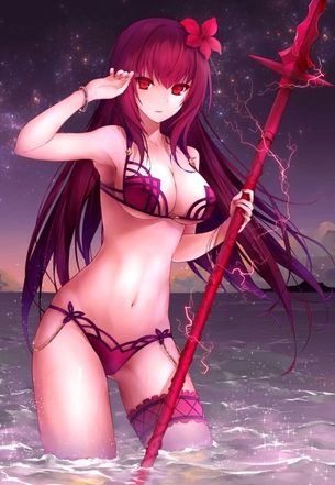 【エロ画像】Fateのエロコスプレの参考にしたくなるスカサハのキャラクター画像