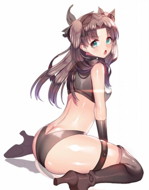 【エロ画像】可愛い遠坂凛の画像を集めてみたが、エロすぎだろ・・・(Fate)