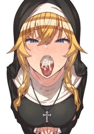気持ちよかった？お口の中にザーメンだされて喜んでる女の子の口内射精二次元エロ画像