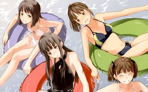 水着の二次エロ画像で抜きたい！