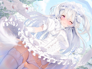 【2次】ガーターベルトを着用した女の子のエロ画像その22
