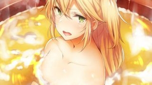 お風呂の二次元エロ画像。