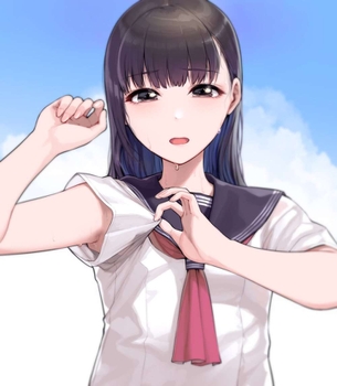 制服姿のJCJKの脇の下をペロペロ舐めながらオナニーしたい・・・そんな二次元エロ画像