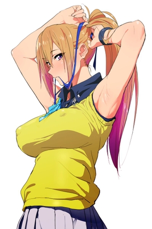 【二次】無彩限のファントム・ワールドの性的過ぎる爆乳JK、川神舞ちゃんのエロ画像まとめ！No.03【22枚】