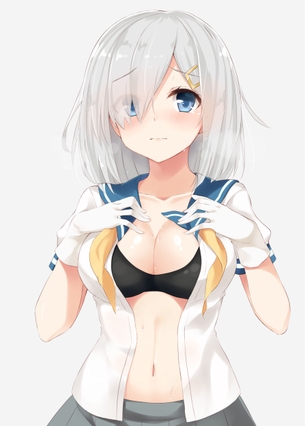 【二次】艦これ（艦隊これくしょん）、乳風こと浜風ちゃんのおっぱいエロ画像まとめ！No.18【20枚】