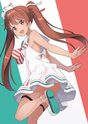 【二次】艦これ（艦隊これくしょん）のノースリーブちっぱい駆逐艦、リベッチオちゃんのエロ画像まとめ！No.02【22枚】