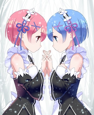 【二次】Re:ゼロから始める異世界生活の双子メイド、レム＆ラムちゃんのエロ画像まとめ！No.01【20枚】