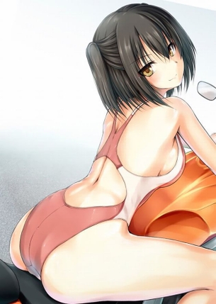 着てるだけでエッチなボディーラインが出ちゃう競泳水着の美少女画像くれ その2