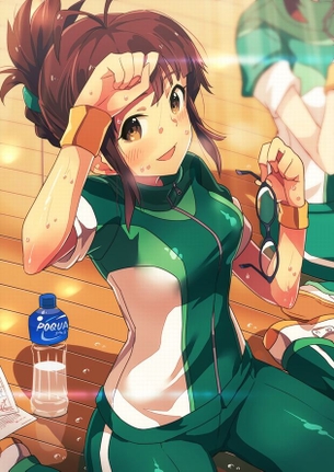 【エロ画像】アイドルマスターのエロコスプレの参考にしたくなる秋月律子のキャラクター画像