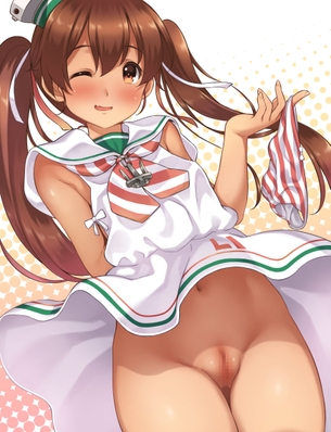 【二次】艦これ（艦隊これくしょん）のノースリーブちっぱい駆逐艦、リベッチオちゃんのエロ画像まとめ！No.01【22枚】