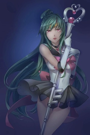 【美少女戦士セーラームーンエロ画像】セーラープルートのアヘ顔を見たい人向けの秘密部屋がこちらです！