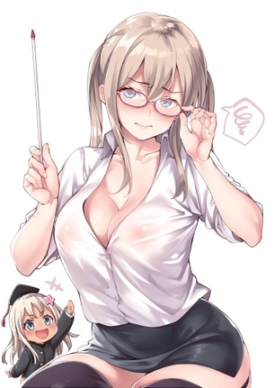 【乳首浮いてんじゃん！】ノーブラ女子達の二次エロ画像