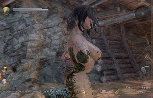 『仁王2』濡れ女のエロいおっぱいとか丸出しでめっちゃ見えてるエロ画像！