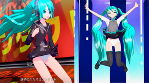 【悲報】Switchの初音ミク、パンツがガッツリ見えてしまう不具合が修正される